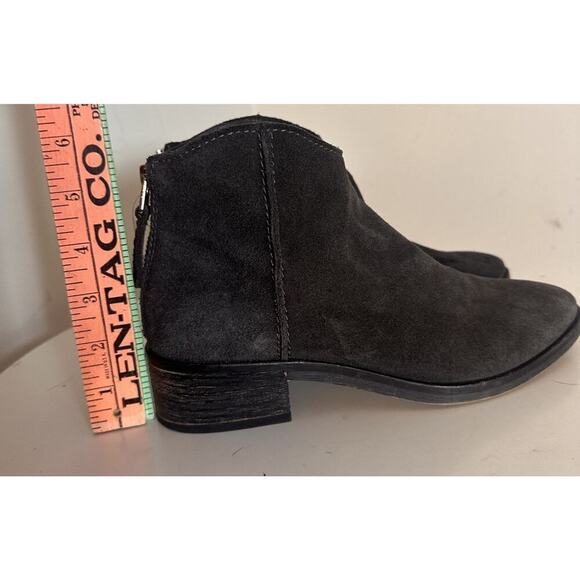 Dolce Vita Gray Suede Tucker Ankle Bootie Charcoal Zip Up Boho Western Sz. 7.5 - Picture 10 of 16